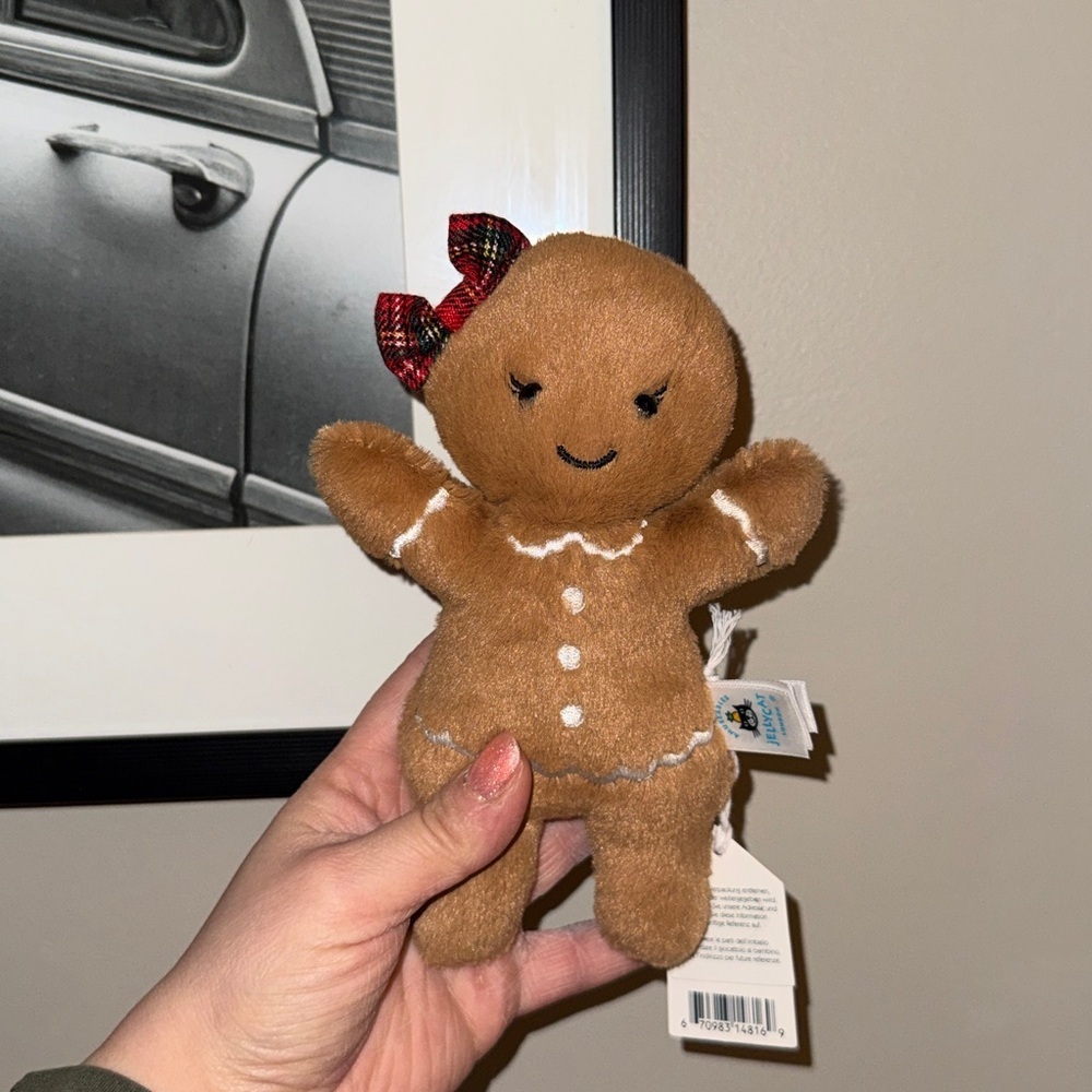 Jellycat Jolly Gingerbread Ruby NWT - Picture 3 of 6